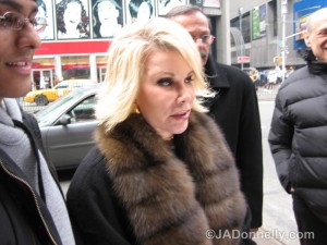 Joan Rivers in NYC-© JADonnelly.com