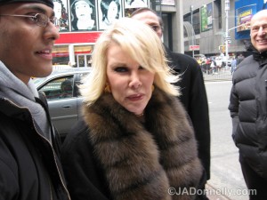 Joan Rivers in NYC-© JADonnelly.com